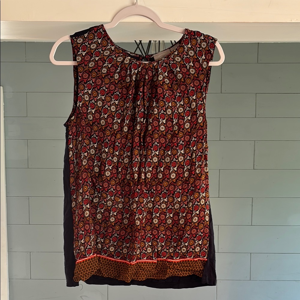 Vanessa Virginia by Anthropologie Floral Sleeveless Top
